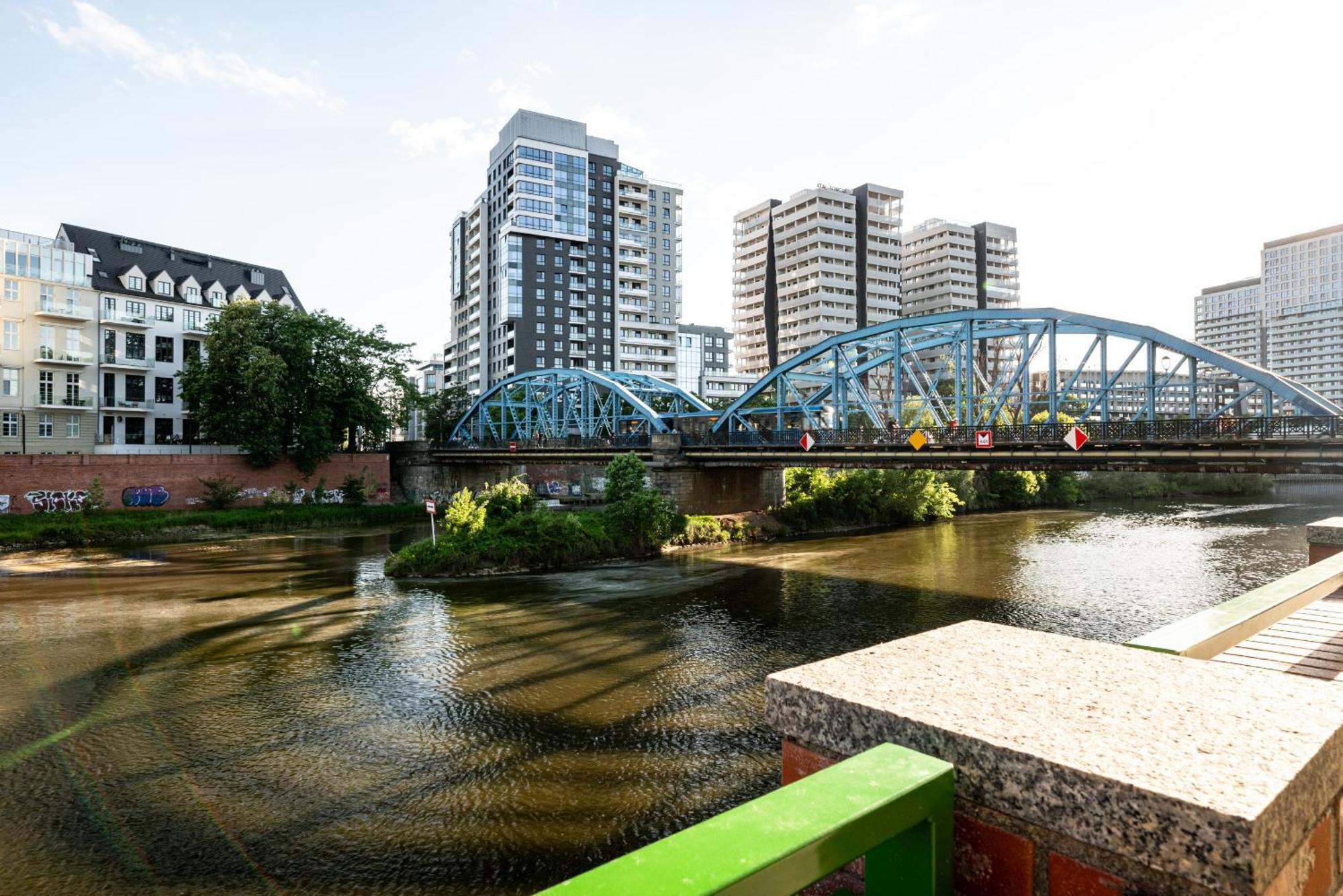 Witolda Riverside Apartments - Balcony, City View - By Rentujemy Wroclaw Ngoại thất bức ảnh